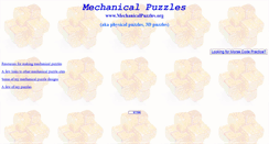 Desktop Screenshot of mechanicalpuzzles.org